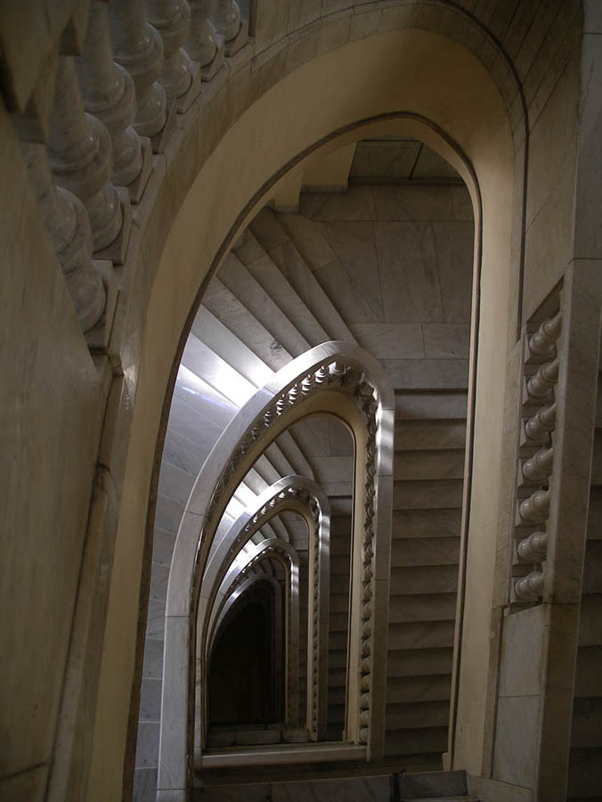 Luis Pita | Fotografía | Photography | Arquitecturas | Architectures | 2008-escaleras-circulo-bellas-artes-madrid